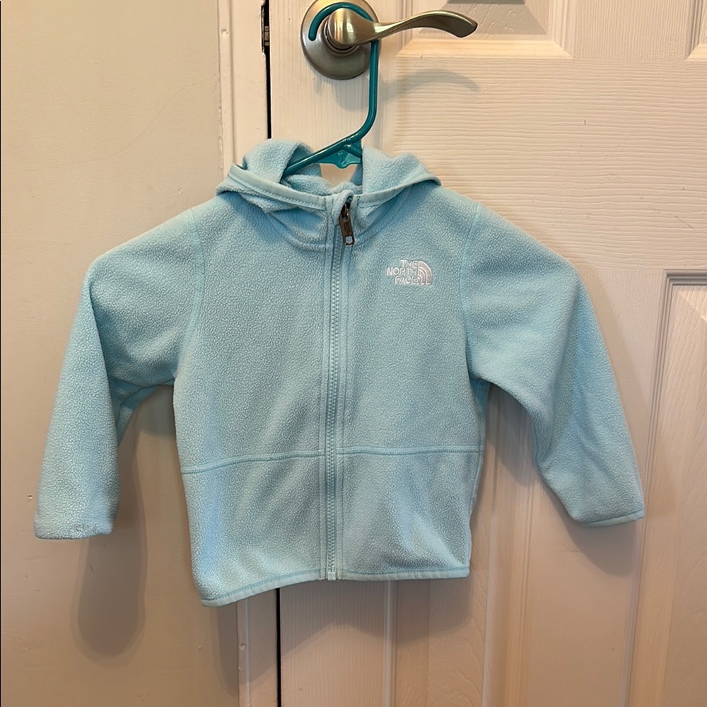 The North Face Blue Zip-Up Hoodie Sweatshirt